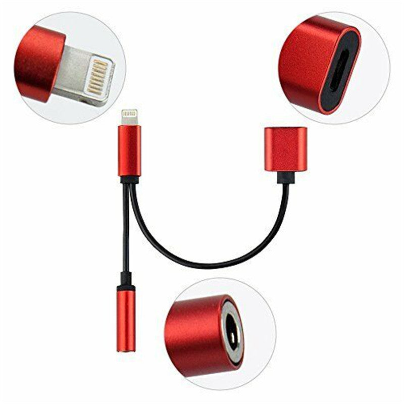 Adaptateur Lightning vers prise audio 2 en 1 et câble de chargement Adaptateur Lightning vers prise audio 2 en 1 et câble de chargement